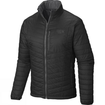 Chaquetas Mountain Hardwear Thermostatic Hombre - Negras - Chile RIT706429